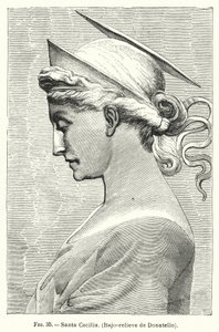 St Cecilia, Bas-Relief by Donatello by Spanish School