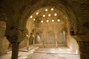Steam Room in the Arab Baths, Granada