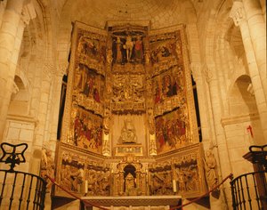 The Altarpiece in the Collegiate Church by Spanish School