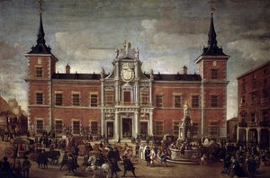 The Court Prison, Madrid by Spanish School