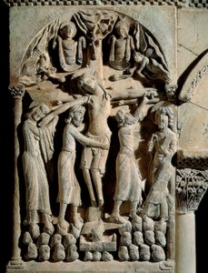 The Descent from the Cross (detail) by Spanish School