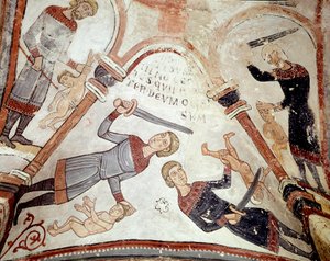 The cycle of months: the massacre of the innocent (detail) by Spanish School