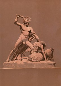 Theseus Killing the Minotaur by Spanish School