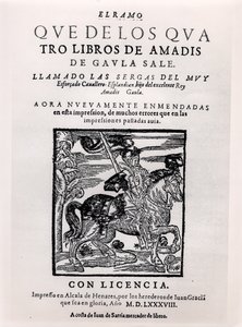 Title page of Amadis de Gaula, 1588 by Spanish School