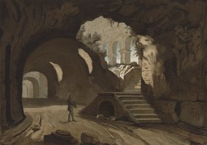 Underground Corridors of the Coliseum, Rome by Spanish School