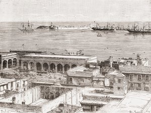 View of Veracruz and the San Juan de Ulúa Fort