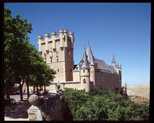 View of the Alcazar by Spanish School