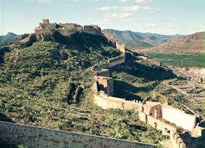 View of the castle, 8th-12th century by Spanish School