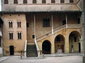 View of the ducal palace of the General of Jesuites Francois Borgia (San Francisco de Borja), Duke of Gandia (1510-1572). Gandia, Spain (photo) by Spanish School