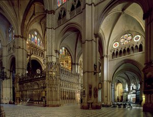 View of the interior by Spanish School