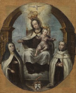 Virgin and Child between Saint Claire and Saint Dominic