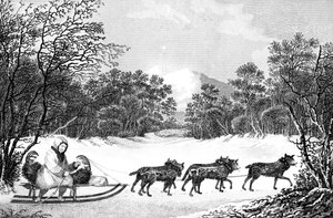 The Manner of Travelling in Winter in Kamtschatka