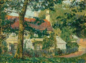A Red-Roofed Cottage, Somerset