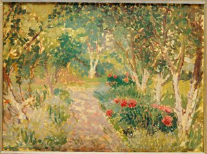 A Woodland Park by Spencer Frederick Gore