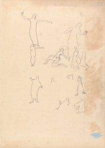 Cave of the Golden Calf: Study of Dancers by Spencer Frederick Gore