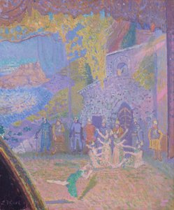 The Dance of the Spirit of Ireland, the Alhambra Music Hall, 1910 by Spencer Frederick Gore