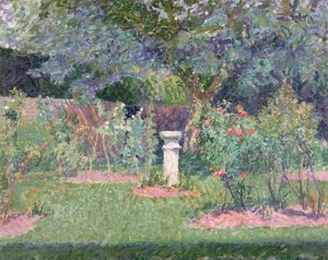 The Garden at Hertingfordbury by Spencer Frederick Gore