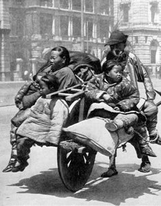 Chinese Family on a Cart by Sport and General