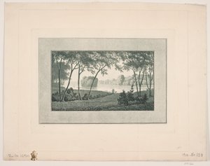 Bagsværd Lake. View at Nybro by Søren Henrik Petersen
