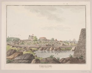 Christiansø. Seen from the West Side