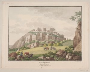 Hammershus on Bornholm. Seen from the North Side by Søren L. Lange