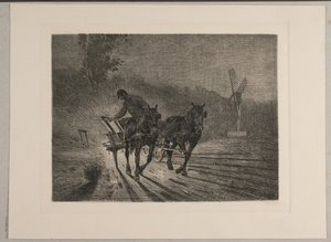 Work Cart. Evening by Søren Lund