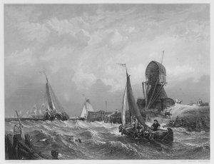 The Scheldt, Texel Island, from the Picture in the Vernon Gallery by Stanfield