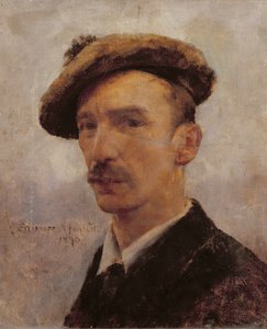 Self portrait by Stanhope Alexander Forbes