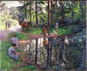 The Pond by Stanhope Alexander Forbes