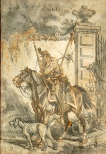 Lancers on Patrol, Illustration by Stanislao Grimaldi del Poggetto by Stanislas Grimaldi del Poggetto