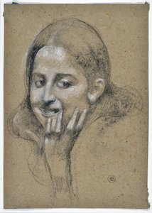 Study of a Smiling Girl
