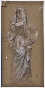 Woman Study by Stanislas Torrents y de Amat