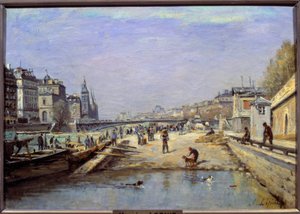 Le quai aux fleurs à Paris