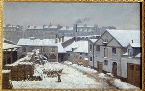 The Suburbs of Paris Under Snow