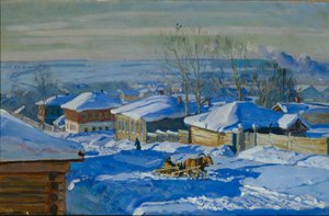 Winter by Stanislav Julianovic Zukovskij