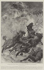 The Great Storm, Scene at Margate, Horses drowned in the Attempt to launch the Life-Boat