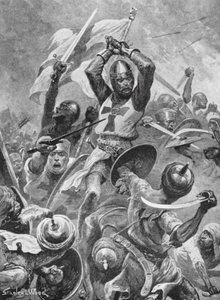 Crusaders storming the City of Tyre by Stanley L. (after) Wood