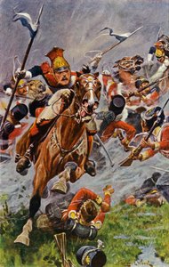 Albuera, Charge of the Polish Lancers in Rear of the British