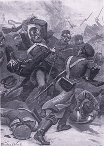 Inkerman: The 55th (2nd Border) Regiment charging the Russians