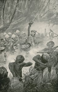 The Highland Charge at the Battle of Amoaful by Stanley L. Wood