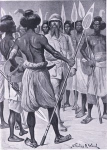 The type of warrior Burton met in Somaliland (illustration from Cassell