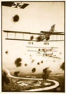 Daylight Raid on London, illustration from 