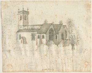 Abbots Bromley Church by Stebbing Shaw