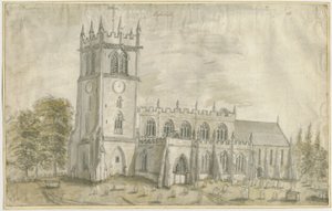 Eccleshall Church by Stebbing Shaw