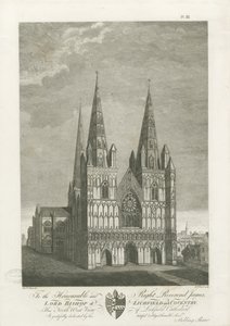 Lichfield Cathedral - West Front by Stebbing Shaw