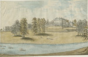 Patshull House: Water Colour Painting