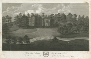 Prestwood Hall: engraving by Stebbing Shaw