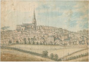 Walsall Town - North West View by Stebbing Shaw