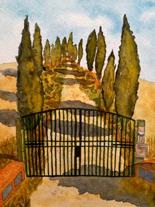 Tuscany - Asciano by Steegs Art Karin