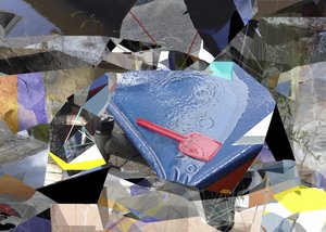 Abstract Rain Spatula